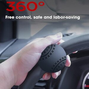 Car Steering Wheel Booster 360 Degree Rotation Steering Wheel Knob Ball Labor-saving One Hand Steering Booster-B0BQFT5TKM