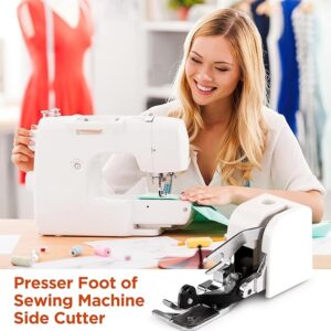 Side Cutter Sewing Machine Presser Foot Feet Attachment Accessory for All Low Shank Singer Janome Brother-B0CPWN7LK4