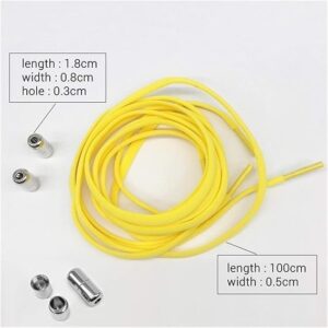 XPWOZ Elastic No Tie Shoelaces Semicircle Shoe Laces For and Sneakers Shoelace Quick Lazy Metal Lock Laces Shoe Strings (Color : Only lock no laces)-B08TMWBT9P