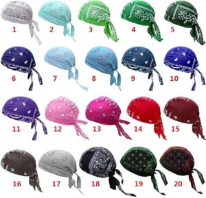 1Pcs Sport Supplies Polyester Quick Dry Cap Riding Hat Pirate Cap Helmet Liner Bicycle Headscarf Cycling Caps Cycling Bandana