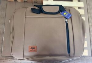 Leather labtop HandBag for men and women (as shown)-B0D7SNTLMY