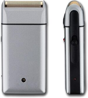 [1Pcs} Aluminum Rechargeable Electric Razor for Men - Quick Charge, Continuous Shaving, and Super Hard Titanium Alloy Plating Foil for a Comfortable Grooming Experience, Beard Trimmer, 3W-B0DFQLDGP4