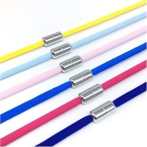 XPWOZ Elastic No Tie Shoelaces Semicircle Shoe Laces For and Sneakers Shoelace Quick Lazy Metal Lock Laces Shoe Strings (Color : Only lock no laces)-B08TMWBT9P