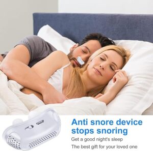 (Random Color) 3 in1 Recharge with Small fan Anti Snoring Devices, Anti-Snoring Solution, Electric Variable Snore Solution to Stop Snoring, Mini Sleep Aid for Blocked Nostrils-B0CSKSFWHQ