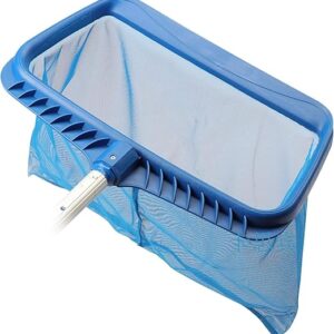Pool Skimmer Net, Removal Leaf Rake with Deep Bag Swimming Pool Cleaning Tool with Heavy-Duty Frames Deep Mesh Nets without stick -B0DNF263KK