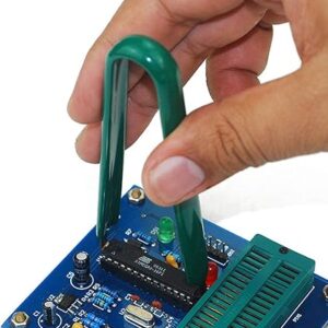 Bitray IC Puller Anti-Static Motherboard Circuit Board PLCC IC Extractor Puller Tool Insulation Spring Steel Extractor Tool for Circuit Board, 4 Inch Length-B08FD35J6J