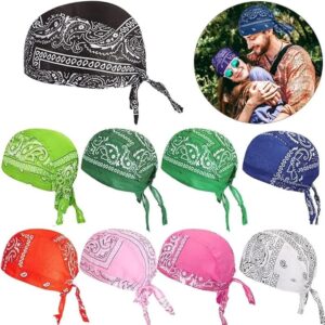 1Pcs Sport Supplies Polyester Quick Dry Cap Riding Hat Pirate Cap Helmet Liner Bicycle Headscarf Cycling Caps Cycling Bandana1-B0DL4VTF1T