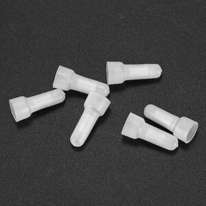 (50 Pcs) 22-16 GA AWG Closed End Crimp Caps Splice Gauge Wire Connectors Terminals (White) for 1 mm wire-B0C7KH4GDN