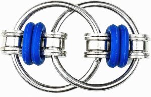 Bike Chain Fidget Toy - Reduce Anxiety and Stress-Blue-B096RX8CML125