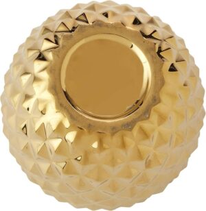 SKL HOME by Saturday Knight Ltd. Cotton Jar, Ceramic, Gold-B08SBFX77H