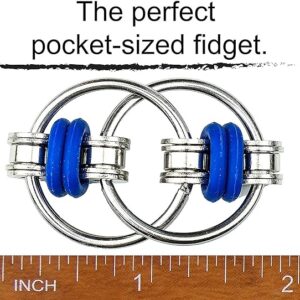 91k2sp2bk6L._AC_SX569_ Bike Chain Fidget Toy - Reduce Anxiety and Stress-Blue-B096RX8CML125