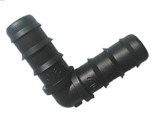 Irrigation Elbow, 13mm - Black (10 Pieces) - B091BNS89P