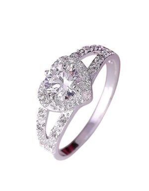 925 sterling silver heart-shaped 925 sterling silver ring from Mai Souq-Store, size US 7 (diameter): 17.3mm/0.68 inch (approx.), metal-B0DLHKJKYN