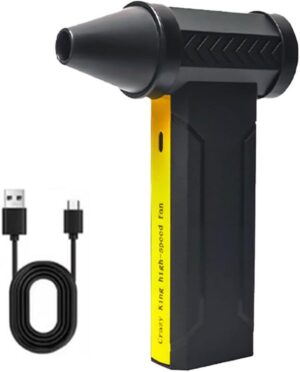 Tiger Motor Portable Air Blower Travel Fan, 52m/s Mini Turbo Jet, Industrial Hair Dryer (160000RPM)