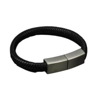 Bracelet USB Flash Drive Black Wristband Pen Drive Creative Gifts Memory Stick Water Proof External Storage (60GB)B0CVFQKBSN