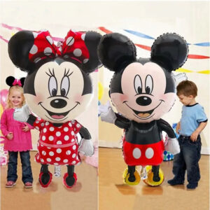 Giant Mickey Minnie Mouse Balloons Disney Cartoon Foil Balloon Baby Shower Birthday Party Decorations Kids Classic Toys Air Gift-B091BMWSFN