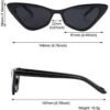 MySouq-Store Men's Fashion Women's Luxury Cat Eye Sunglasses Triangle Vintage Design UV400 Sun Glasses Unisex Classic Small Outdoor Goggle Shades (New Edition)-B0D6LJDY4J