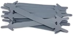 Glemon Unisex Elastic Special No Tie Creative Flexible Arrow-shaped Design Athletic Silicone Rubber Shoelaces (Gray) - 12 Pieces-B0993T1L23