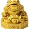 MySouq-Storw 1Pcs Feng Shui Toad Money LUCKY Fortune Wealth Chinese Golden Frog Toad Coin Home Office Decoration Lucky Gifts Tabletop Ornaments (BZ Style3)-B0CLH77PL2