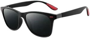 [Polarized] Vintage Square Polarized Sunglasses Classic Driving Fishing Brand Designer Sun Glasses Man Retro Shades UV400 Eyewear-B0DHYHR3KK