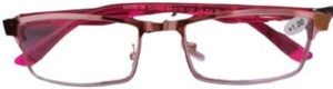 Metal Colored Reading Glasses for Men and Women (RED, +1) May Be changed to glasses frames for Use-B0DLKZYTTB