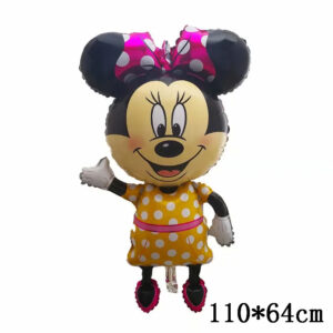 Giant Mickey Minnie Mouse Balloons Disney Cartoon Foil Balloon Baby Shower Birthday Party Decorations Kids Classic Toys Air Gift-B091BMWSFN