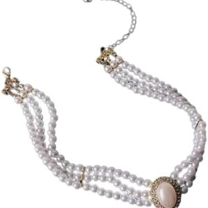 312pwraf8AL._AC_SX466_ (1 PCS - As Shown, 37Cm,D) Elegant Alloy Wedding Temperament Personality Jewelry Accessories Rhinestone Pendant Korean Style Choker Women Necklace-B0D2VDKL4Z
