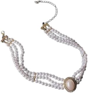 (1 PCS - As Shown, 37Cm,D) Elegant Alloy Wedding Temperament Personality Jewelry Accessories Rhinestone Pendant Korean Style Choker Women Necklace-B0D2VDKL4Z