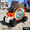 1Pcs Electric Car Transparent Gear Police Car With Light Music Kid Gifts Car Birthday Gifts for Boys and Girls B99 (RED) 135G-B0DPNG225Q
