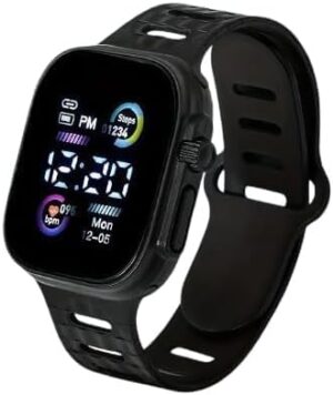 [1Pcs] Led Display Digital Kids Watches Sport Boys Girls Luminous Children’s Electronic Wristwatch Students Clock Watches Relojes 2024 inside Gift Box-B0DKSPWWFF