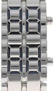 31E5203kD-S._AC_ Iron Samurai Inspired Blue LED Unisex Watch-B0968Z5WMF