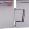 Heavy Duty 180 Degree Glass Door Cupboard Showcase Cabinet Clamp Glass Shower Doors Hinge Replacement Parts,Stainless Steel Bright Finish-B0C5R4GZF5