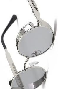 31IljD3r9pL._AC_ Steampunk Style Round Vintage Polarized Sunglasses Retro Eyewear UV400 Protection Metal Frame As Shown-B0CHWL4YS5