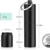 1PC Portable Aluminum Survival Waterproof Pill Box Container Medicine Storage Case First-Aid Bottle With Key Ring Travel Kits -1PCs-B0DK93JLLV