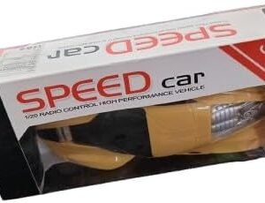 1Pcs Remote Speed Car With Remote For Boys - Yallow Multi Color-B0DPMQH55T