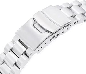 1PCs 22mm Quick Release Stainless Steel Replacement Watch Band with Metal Clip for Wrest Watch-B0CFR1SLYY