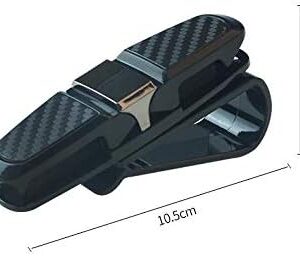 31Y1IlHhnSL._AC_ Portable Fastener Clip Eyeglasses Clip Ticket Card Clamp ABS Car Glasses Cases Black Car Sun Visor Sunglasses Holder-B08Z4GLRKV