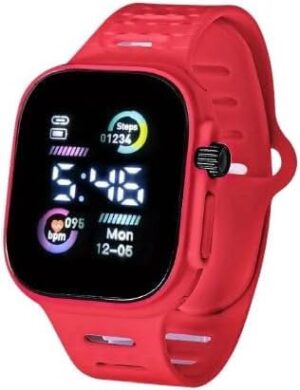 [1Pcs] Led Display Digital Kids Watches Sport Boys Girls Luminous Children’s Electronic Wristwatch Students Clock Watches Relojes 2024 inside Gift Box-B0DKSPWWFF