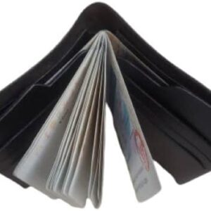 31dukdYUDzL._AC_ Leather Passport Wallet, Natural leather, With Multi Credit Card Slot- Black-B09SZ9MJTV