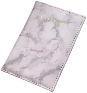 Light Blue Travel Passport ID Card Cover Holder Case Faux Leather Color May Little Different (gray)-B0DFMLHD86