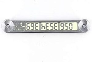 Night Light Puzzle Telephone Number Card Temporary Car Styling Luminous Sign Parking Notification Sucker Plate Phone Call-B091CZJ1HS