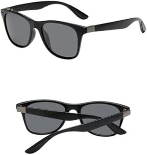 [1Pcs-14 * 5cm-18Grams - Black ] 2022 New Unisex Rectangle Vintage Sunglasses Fashion Design Retro Sun Glasses Man Eyeglass Casual Goggles UV400 Eyewear -Black B0707-B0D3Y79QJC