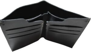 1Pcs Travel Passport ID Card Cover Holder Case Faux Leather With Credit Card Slots (Gray) Made In Egypt-B0CNLTTTL5