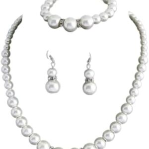 (1 Set) (As Shown) Fashion Simple rhinestone necklace earrings set Bridal Wedding Party Rhinestone Water Drop Pendant Necklace Drop Earrings Set (Ryan's Jewelry-Metal Color:18)B0D22DF3MJ