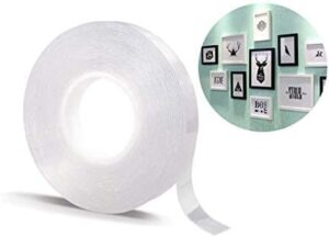 Double Sided Nano Mounting Tape 18mm*3m - Transparent [1Pcs]-B0CKPHN4KS