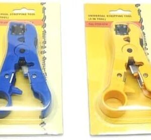 Multi-functional Wire Coax Coaxial Stripping Tool for UTP/STP RG59 RG6 RG7 RG11 Universal Cable Stripper Cutter Pliers-B0BRYNVSFJ