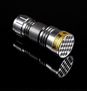 1pcs 21 LED UV black light 395nm 21LED UV Ultra Violet Flashlight for Cat Urine Detector-B091CYJJND