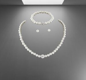 (1 Set) (As Shown) Fashion Simple rhinestone necklace earrings set Bridal Wedding Party Rhinestone Water Drop Pendant Necklace Drop Earrings Set (Ryans Jewelry-Metal Color: 5)B0D22BFJMP