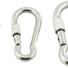 D Shape Hook With Safety Lock Around 10-8-6 cm - 3 Pcs Deffrent Shapes-B0C6KNZF7P