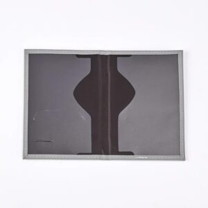 Crown Print PU Passport Covers Passport Protector Passport Holder Flight Ticket Holder ID Credit Card Holder Travel Accessories (King, Dark Blue)-B0DKT854DC